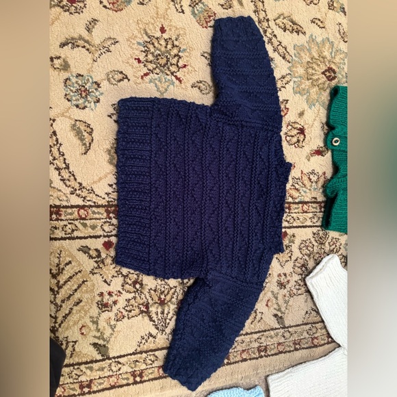 Baby Knit Sweater and Pants Set homemade sizing range from 6-12 months - Picture 3 of 10